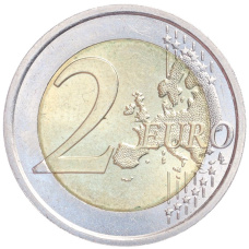 Монета 2 евро 2008 года Италия «60 лет Всеобщей Декларации Прав Человека» (Цветная) (реверс)