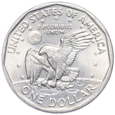 Монета 1 доллар 1999 года P США (реверс)