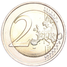 Монета 2 евро 2021 года Эстония «Финно-угорские народы» (реверс)