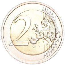 Монета 2 евро 2021 года Эстония «Волк» (реверс)