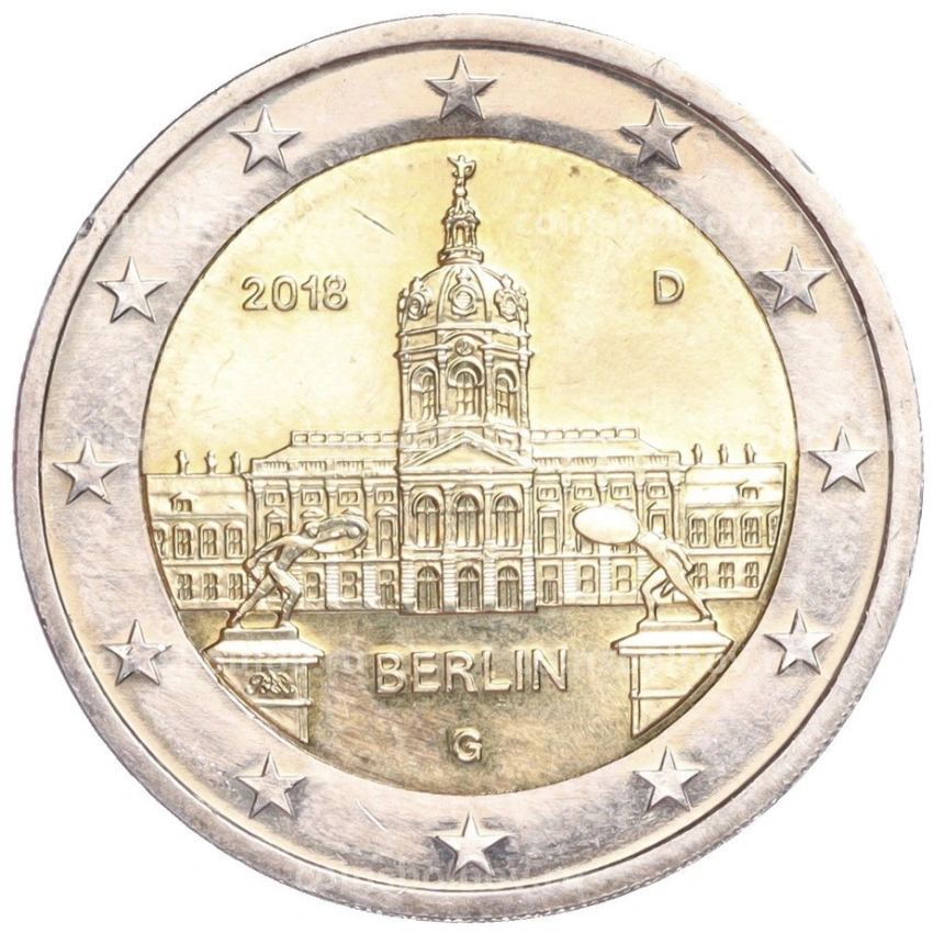 Монета 2 евро 2018 года G Германия «Федеральные земли Германии — Берлин»