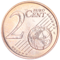 Монета 2 евроцента 2015 года Кипр (реверс)