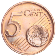 Монета 5 евроцентов 2016 года Кипр (реверс)