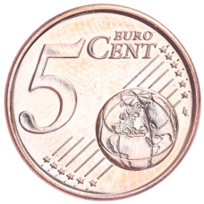 Монета 5 евроцентов 2015 года Кипр (реверс)