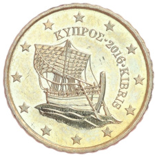 Монета 10 евроцентов 2016 года Кипр (аверс)