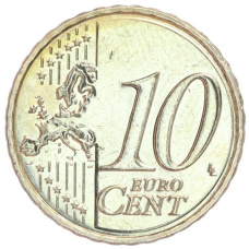 Монета 10 евроцентов 2016 года Кипр (реверс)