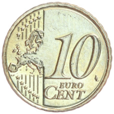 Монета 10 евроцентов 2015 года Кипр (реверс)