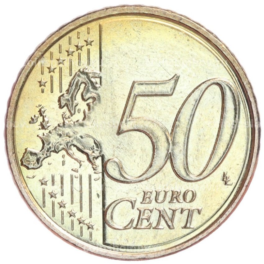 Монета 50 евроцентов 2015 года Кипр (вид 2)