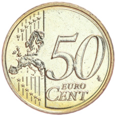 Монета 50 евроцентов 2016 года Кипр (реверс)