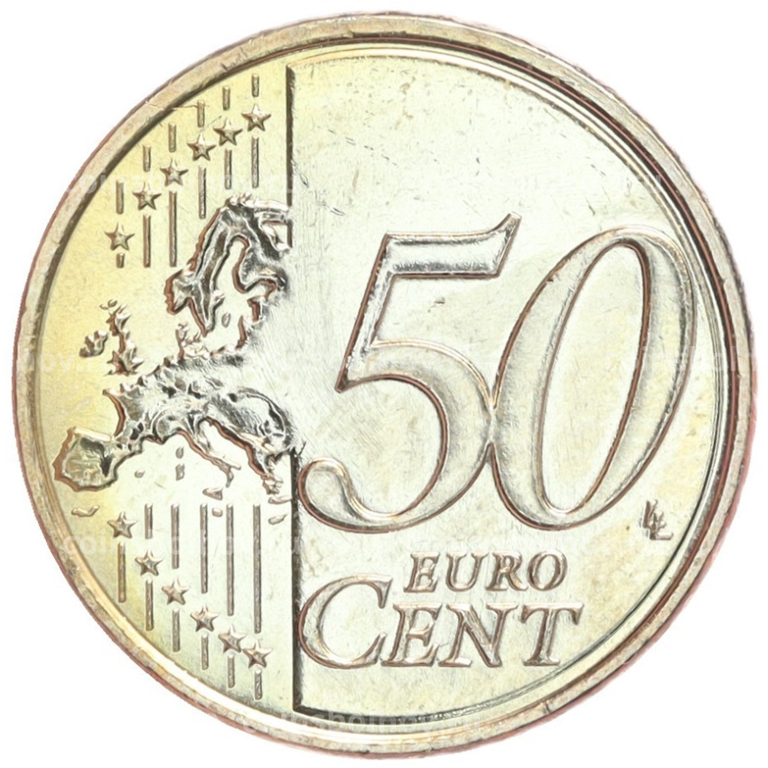 Монета 50 евроцентов 2015 года Кипр (вид 2)