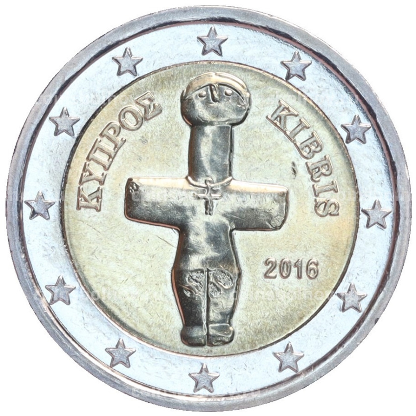 Монета 2 евро 2016 года Кипр