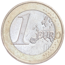 Монета 1 евро 2008 года Испания (реверс)