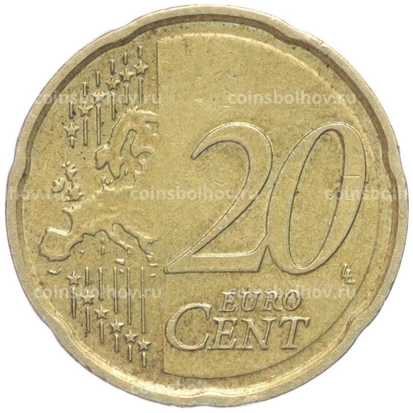 Монета 20 евроцентов 2014 года Латвия (вид 2)