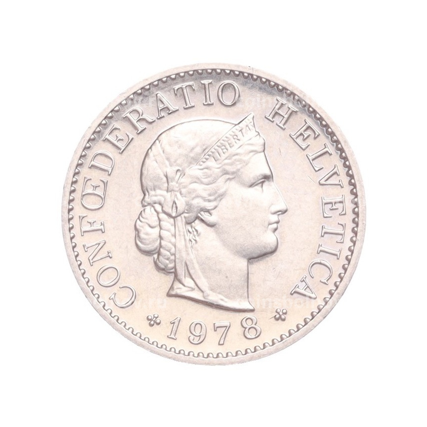 Монета 5 раппенов 1978 года Швейцария