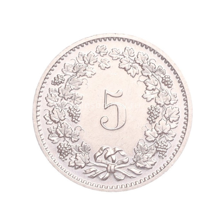 Монета 5 раппенов 1978 года Швейцария (вид 2)