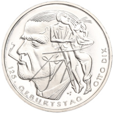 Монета 20 евро 2016 года Германия «125 лет со дня рождения Отто Дикса» (аверс)