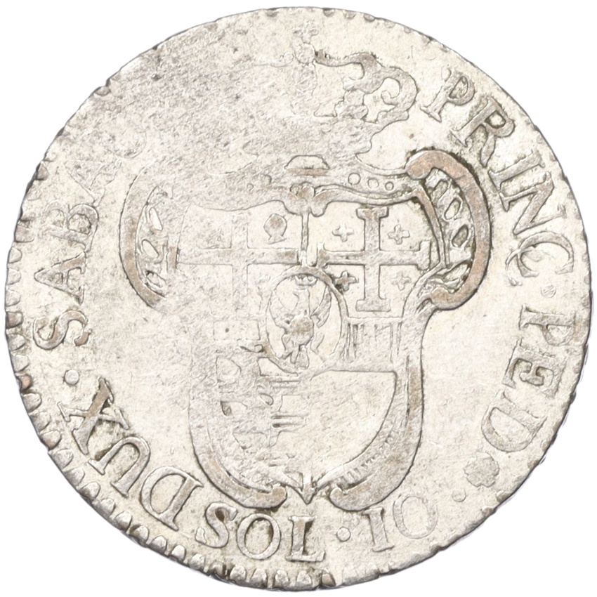 Монета 10 сольдо 1795 года Сардиния (вид 2)