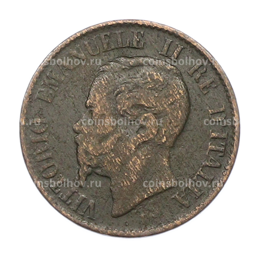 Монета 1 чентезимо 1867 года M Италия (вид 2)