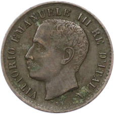 Монета 1 чентезимо 1905 года Италия (реверс)