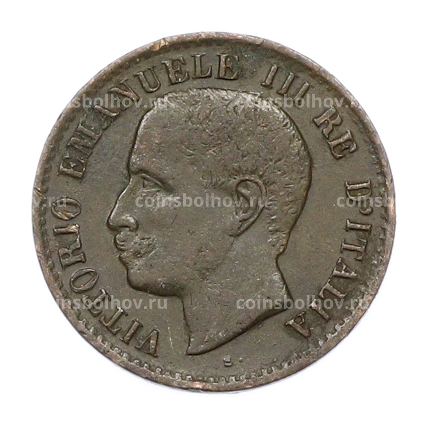 Монета 1 чентезимо 1904 года Италия (вид 2)