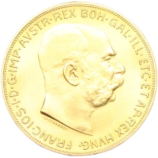Монета 100 крон 1915 года Австрия (аверс)