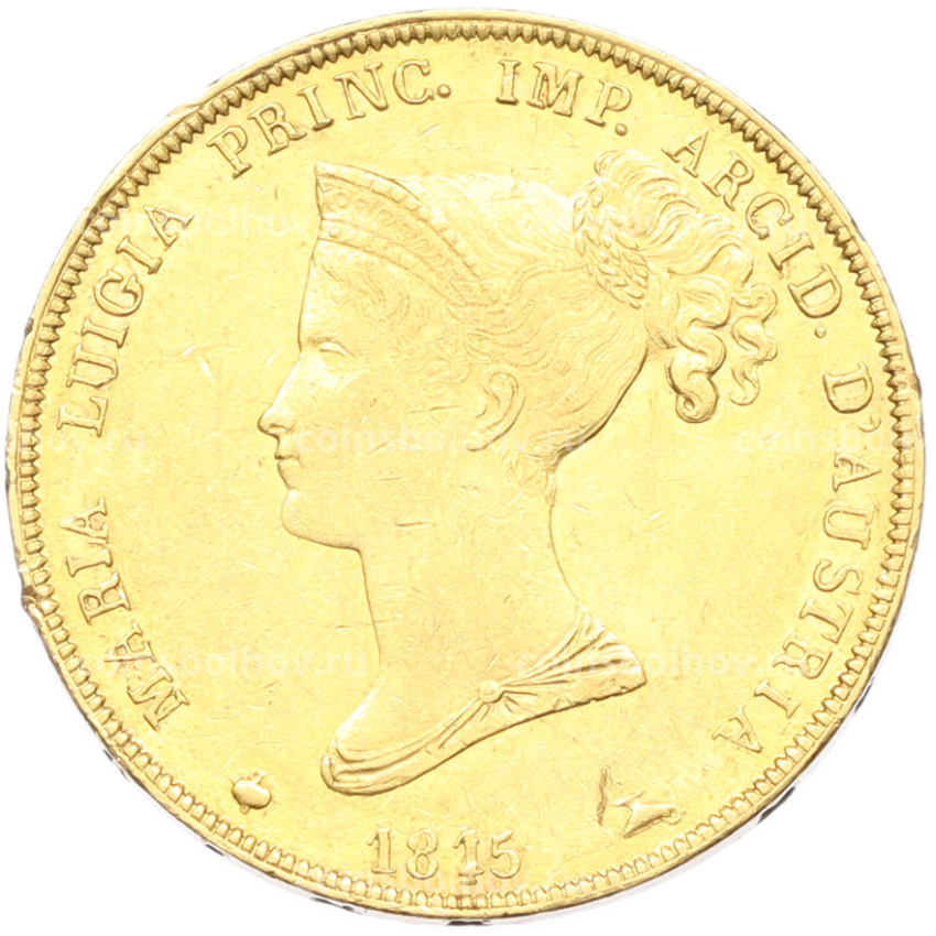Монета 40 лир 1815 года Парма