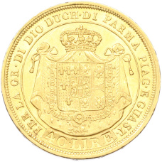 Монета 40 лир 1815 года Парма (реверс)