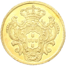 Монета 6400 рейс 1792 года R Португальская Бразилия (Мария I) (реверс)