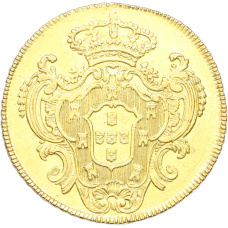 Монета 6400 рейс 1791 года R Португальская Бразилия (Мария I) (реверс)