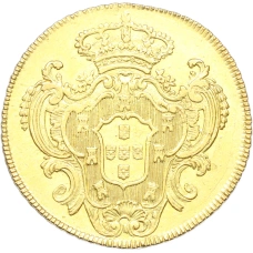 Монета 6400 рейс 1791 года R Португальская Бразилия (Мария I) (реверс)