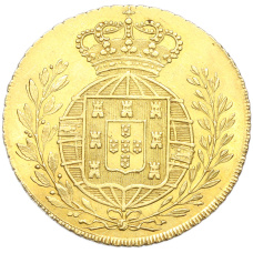 Монета 6400 рейс 1822 года Бразилия (Жуан VI) (реверс)