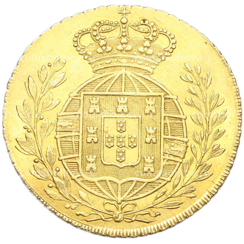 Монета 6400 рейс 1822 года Бразилия (Жуан VI) (вид 2)