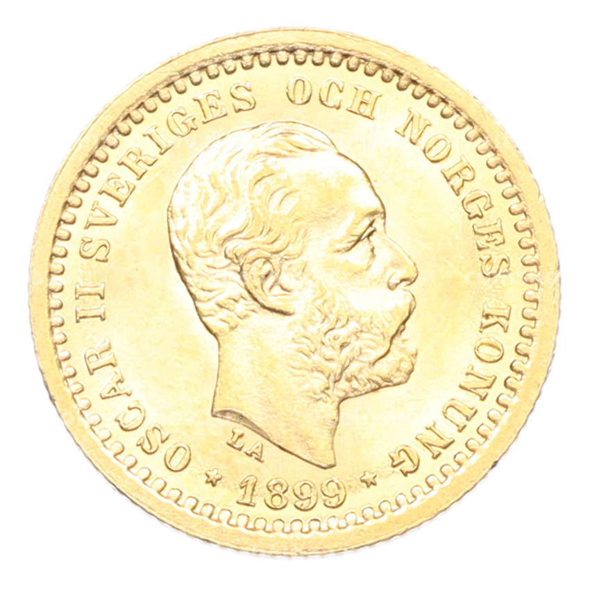 Монета 5 крон 1899 года Швеция (вид 2)