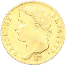 Монета 20 франков 1815 года A Франция (реверс)