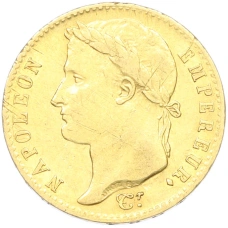 Монета 20 франков 1815 года A Франция (реверс)