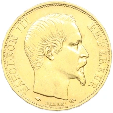 Монета 20 франков 1859 года A Франция (реверс)