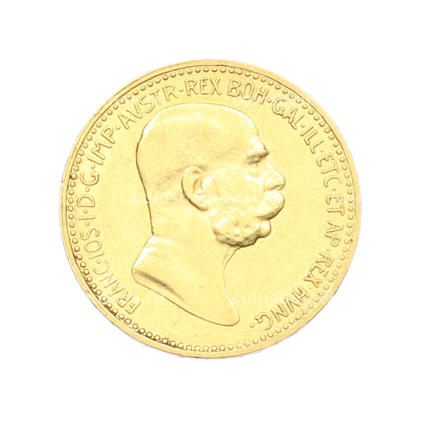 Монета 10 крон 1909 года Австрия (вид 2)