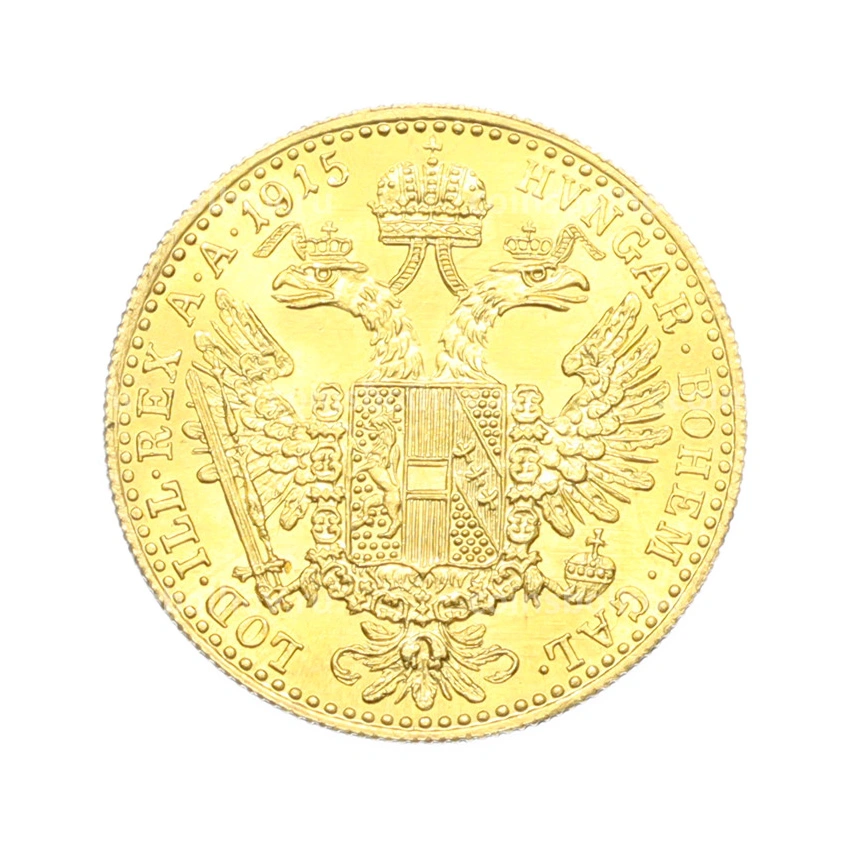 Монета 1 дукат 1915 года Австрия
