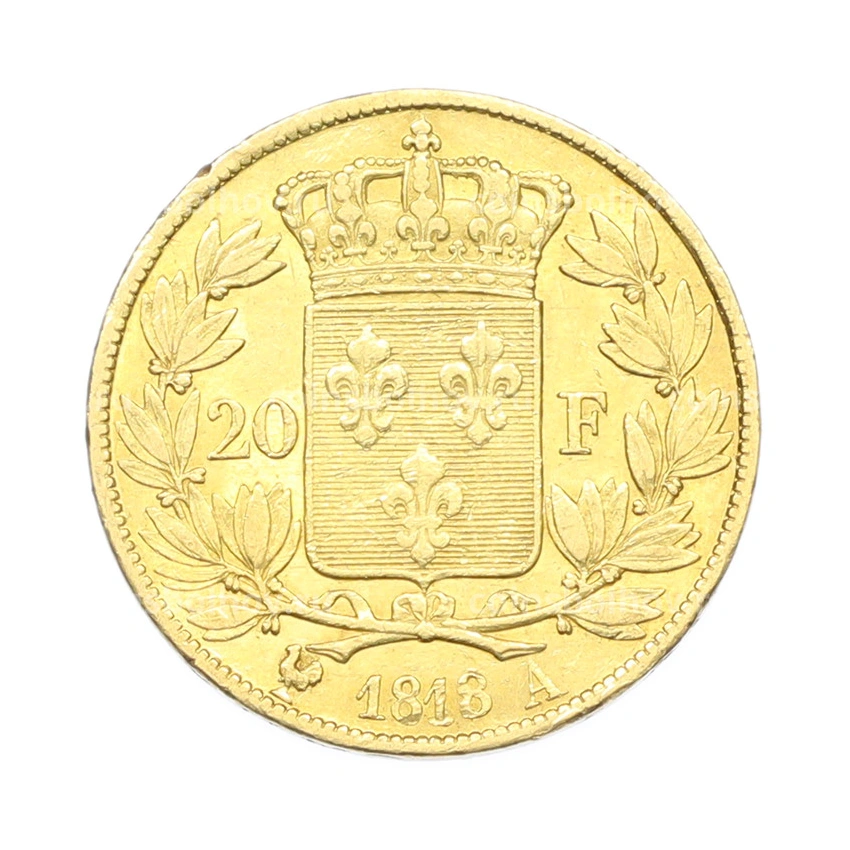 Монета 20 франков 1818 года A Франция