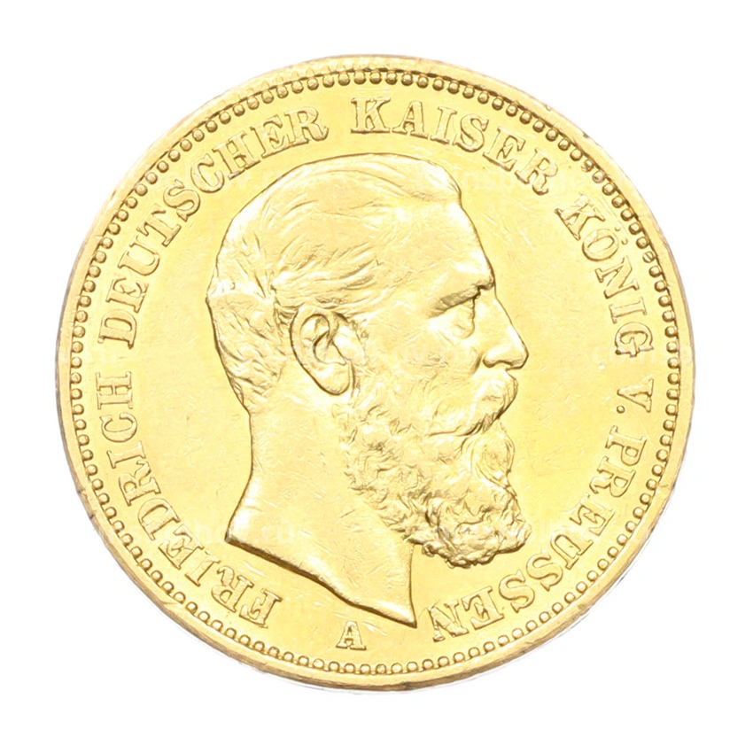 Монета 20 марок 1888 года A Германия (Пруссия — Фридрих III)