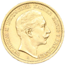 Монета 20 марок 1906 года A Германия (Пруссия) (аверс)