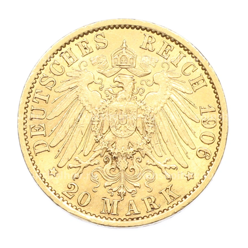 Монета 20 марок 1906 года A Германия (Пруссия) (вид 2)