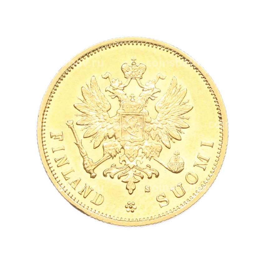 Монета 10 марок 1881 года Русская Финляндия (вид 2)