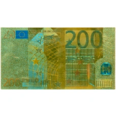 Сувенирная банкнота 200 евро (аверс)
