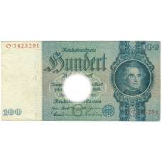 Банкнота 100 рейхсмарок 1935 года Германия