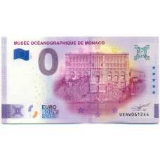 Банкнота 0 евро 2024 года Монако «Океанографический музей в Монако» (Unusual)