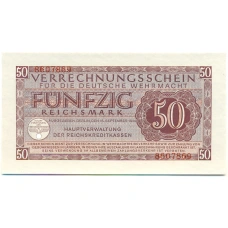 Банкнота 50 рейхсмарок 1944 года Германия (Вооруженные силы Германии) (аверс)