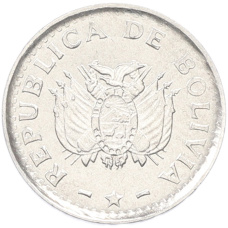 Монета 2 сентаво 1987 года Боливия (реверс)