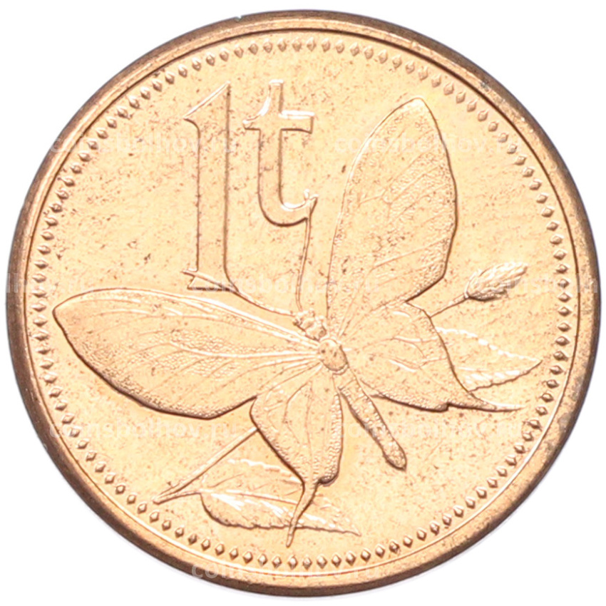 Монета 1 тойя 2004 года Папуа — Новая Гвинея