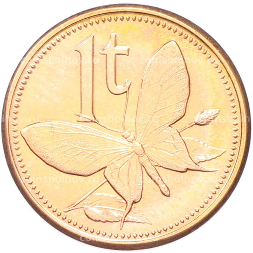 Монета 1 тойя 2004 года Папуа — Новая Гвинея